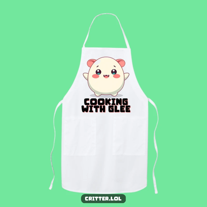 Funny Bouncing Blob Smile Apron - Happy Cooking, Fun Gift!
