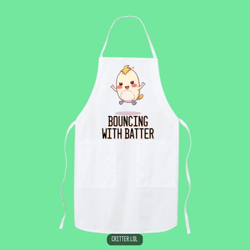 Funny Bouncy Creature Apron: Cook with Joy and Hopping Fun