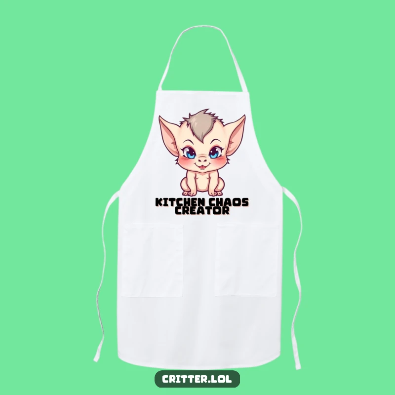 Funny Imp Cooking Apron: Add Mischief to Your Kitchen Creations!