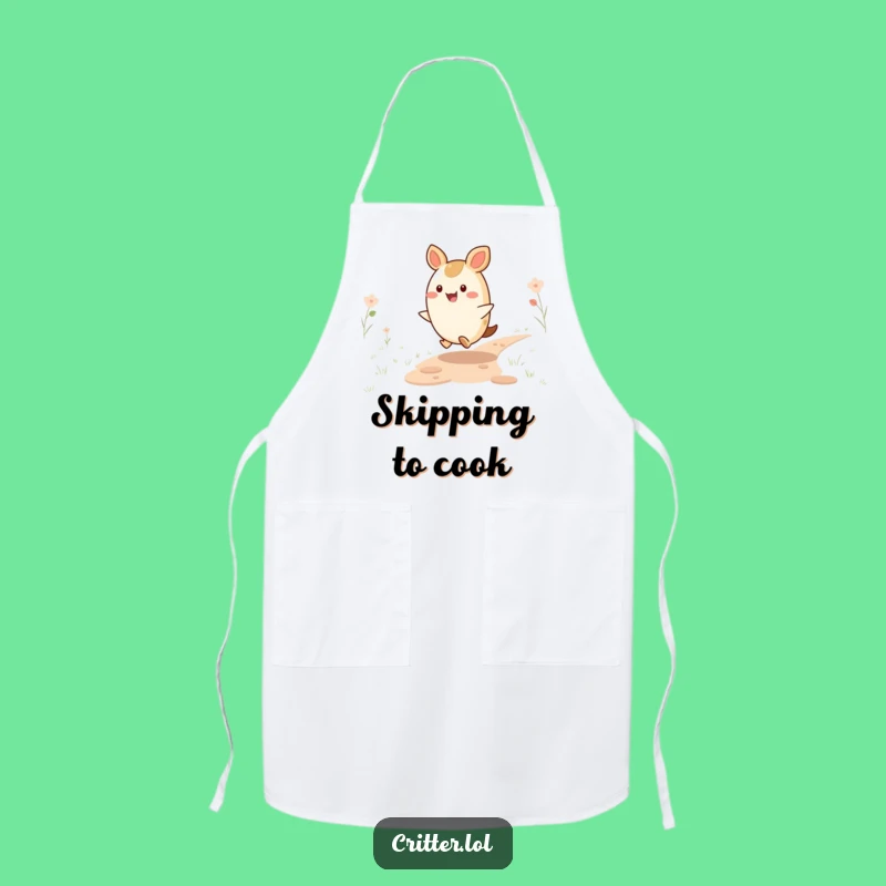 Funny Happy Critter Apron - Cook with Joyful Flair, Perfect Funny Gift