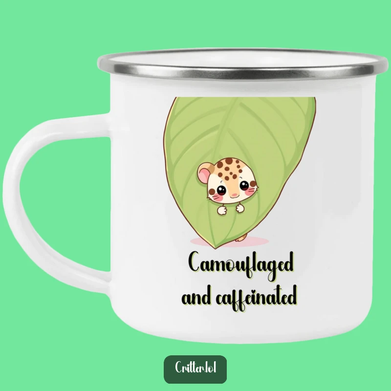 Adventure Ready Funny Spotted Critter Camping Mug: Your Shy Trail Buddy