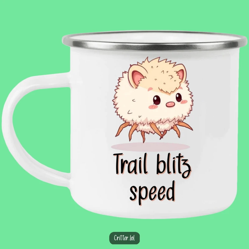 Funny Critter Camping Mug: Enjoy Drinks by the Fire with Humorous Flair