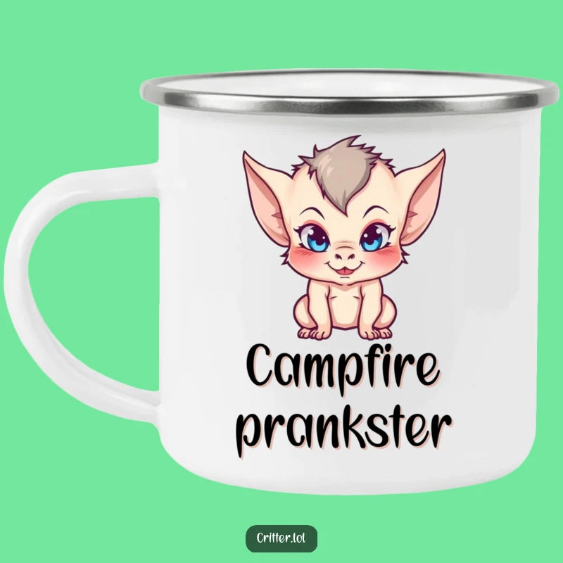Funny Imp Campfire Mug: Mischievous Mornings with Pointy-Eared Charm