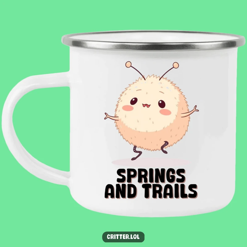 Funny Bouncing Creature Camping Mug: Antennas Pal Adventure Mug, a Rugged Funny Gift