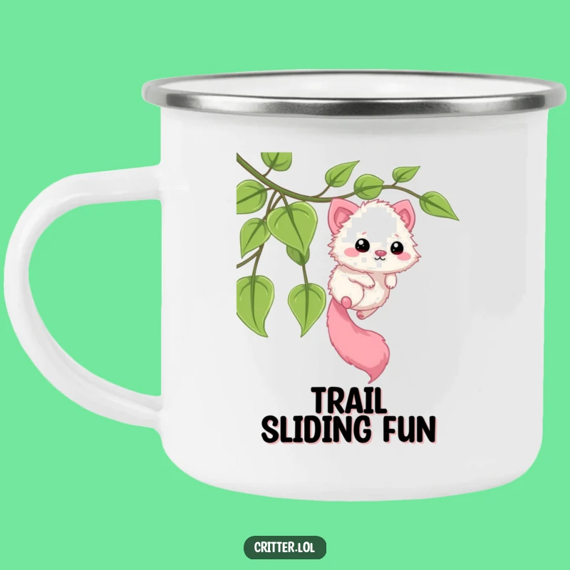 Funny Sliding Critter Camping Mug: Vine Rider Adventure Mug, a Rugged Funny Gift