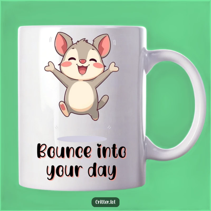 Funny Bouncing Critter Mug: Start Your Day with Joy!