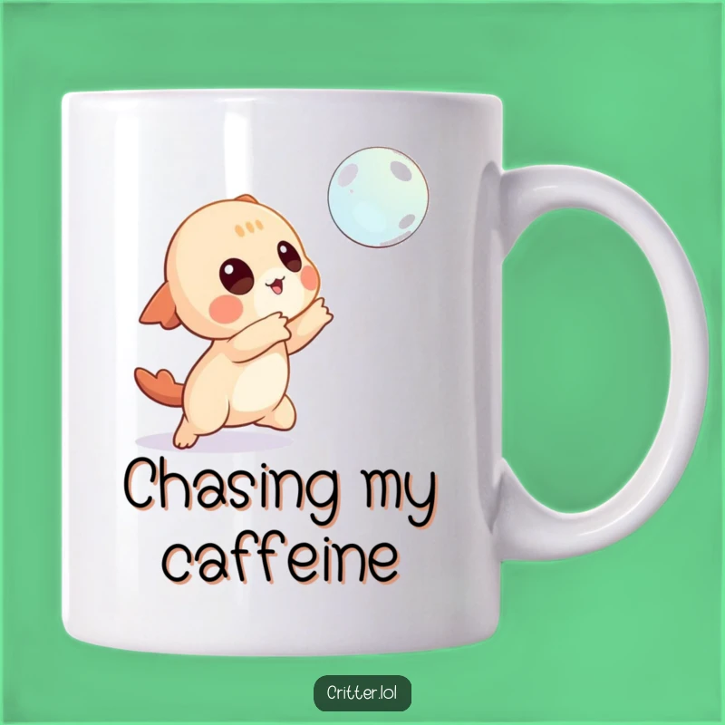 Funny Creature Bubble Mug: Playful Catch Character, Perfect Funny Gift!
