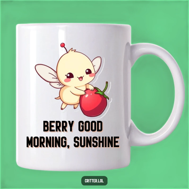 Funny Whimsical Critter Berry Mug: A Delightful Funny Gift for Nature Lovers!
