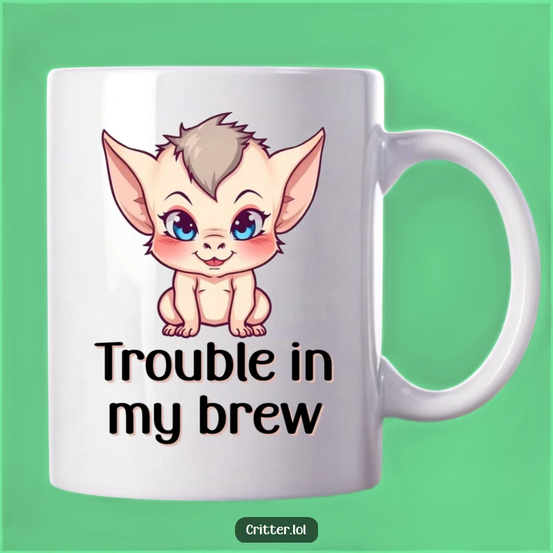 Funny Imp Mug: Mischievous Pointy Ears for a Hilarious, Quirky Gift
