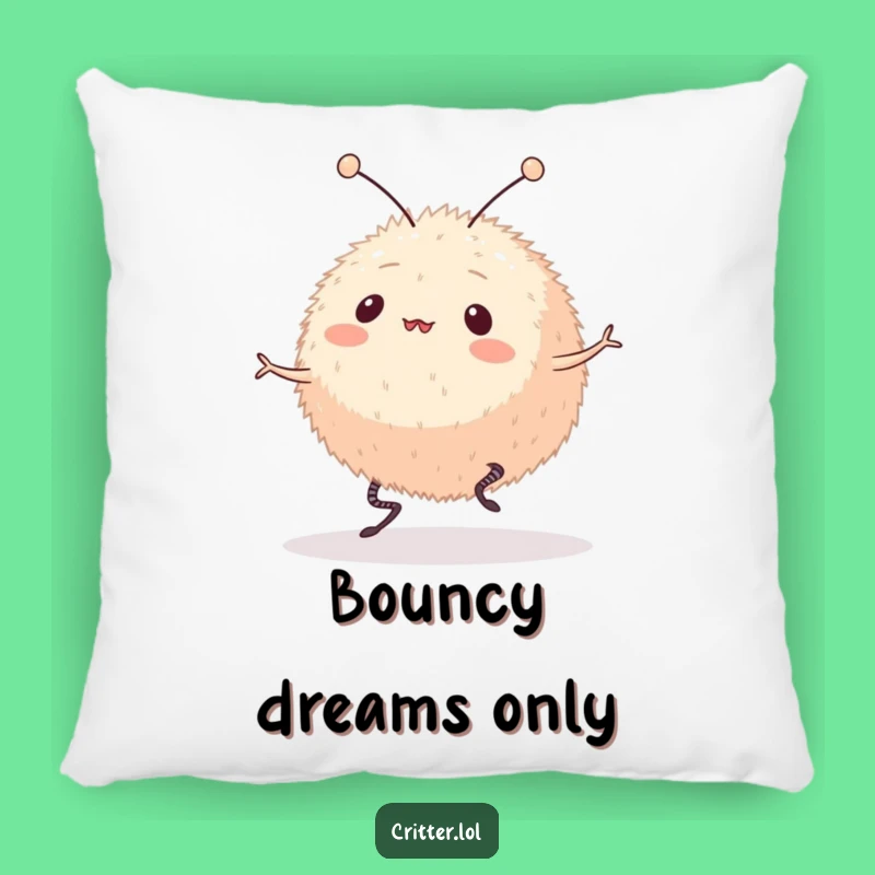 Funny Bouncing Creature Pillow: Soft Antennas Pal, a Cozy and Funny Gift for Lounging