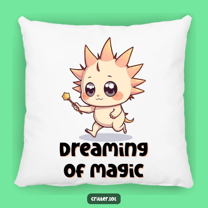 Soft Funny Spiky Creature Wand Pillow - Cozy Magic