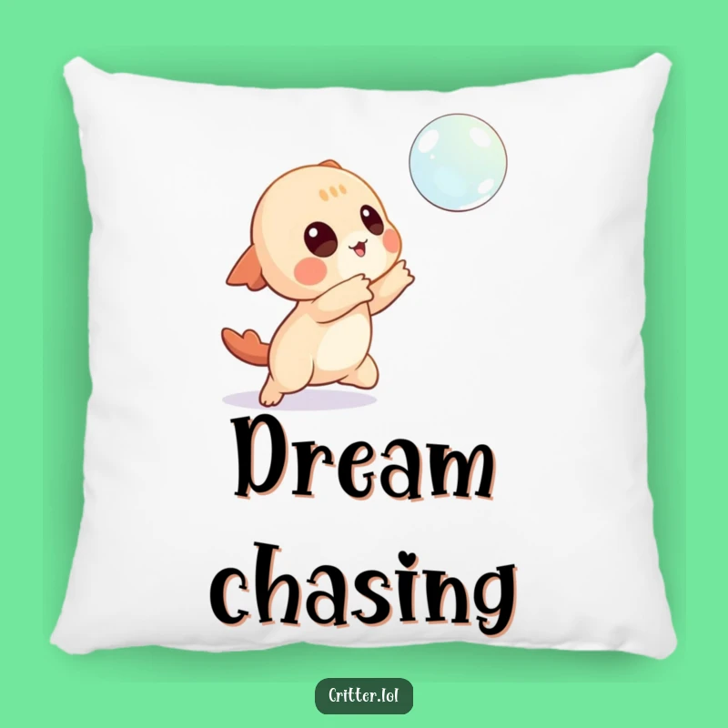 Funny Creature Pillow: Cozy Bubble Catching Cushion, Sweet Funny Gift!