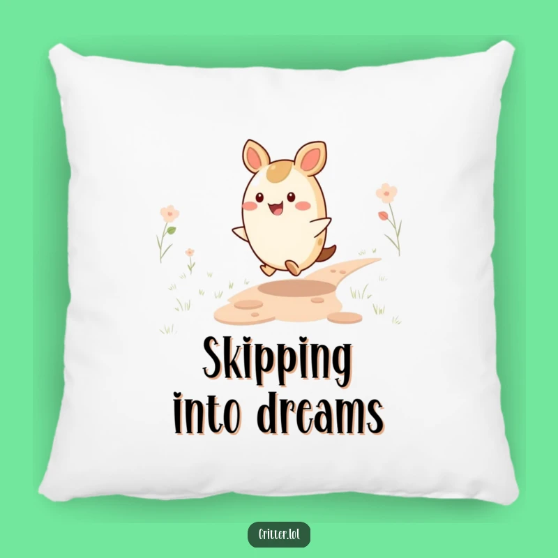 Funny Happy Critter Pillow - Cozy Joyful Comfort, Ideal Funny Gift