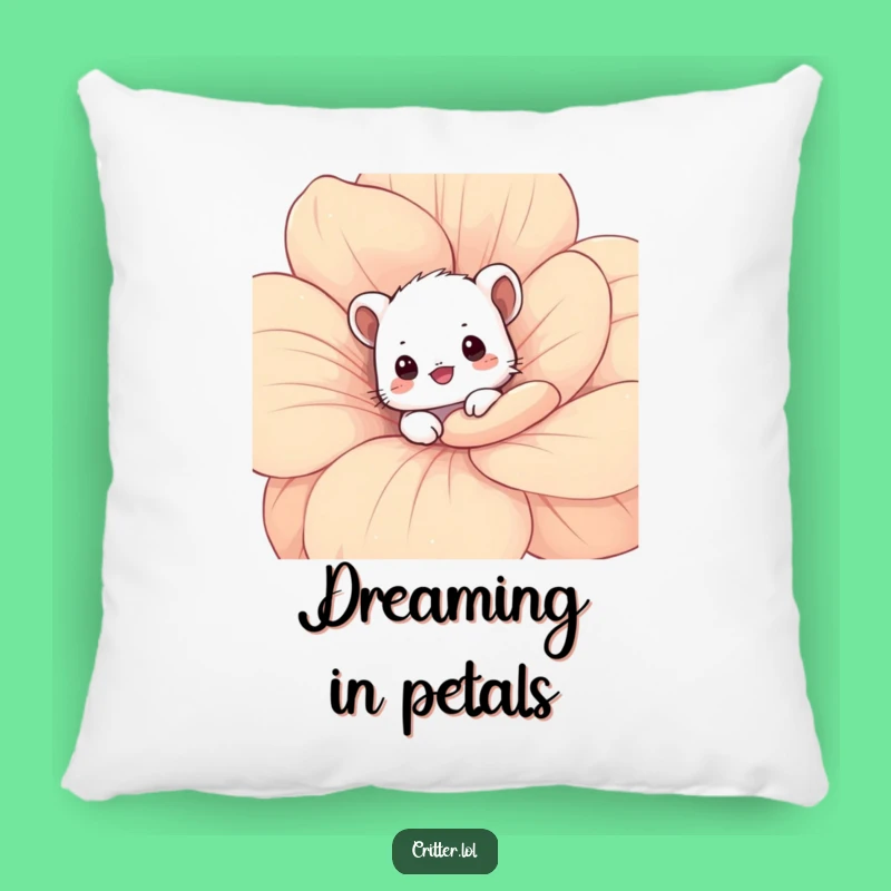 Funny Shy Critter Pillow: Soft & Adorable Cushion for Sweet Dreams