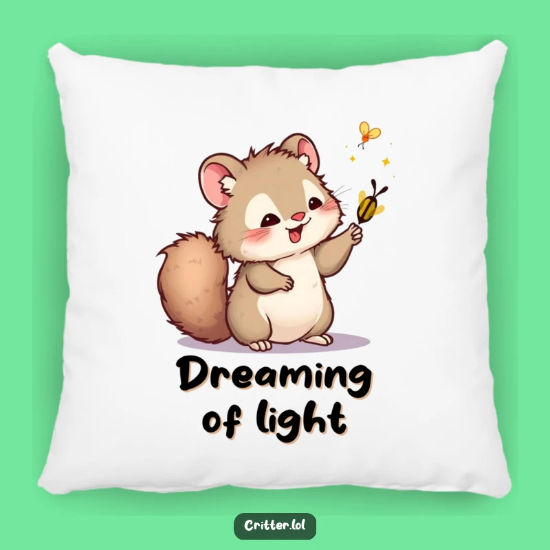 Funny Swatting Critter Pillow - Cozy Comfort with Woodland Magic Gift!