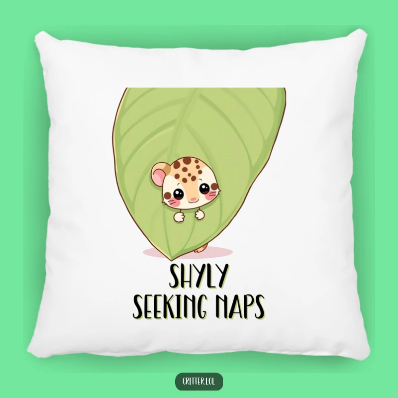Funny Spotted Critter Pillow: Soft Comfort with a Shyly Humorous Touch