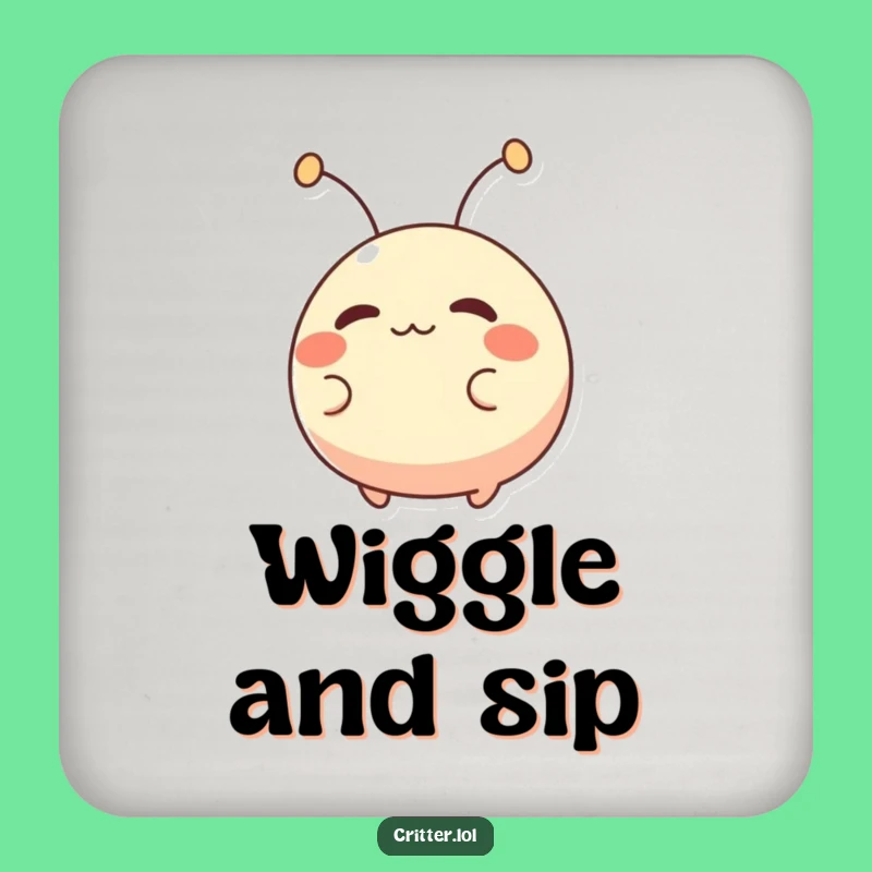 Funny Wiggling Creature Coasters: Protect Surfaces with Quirky Style