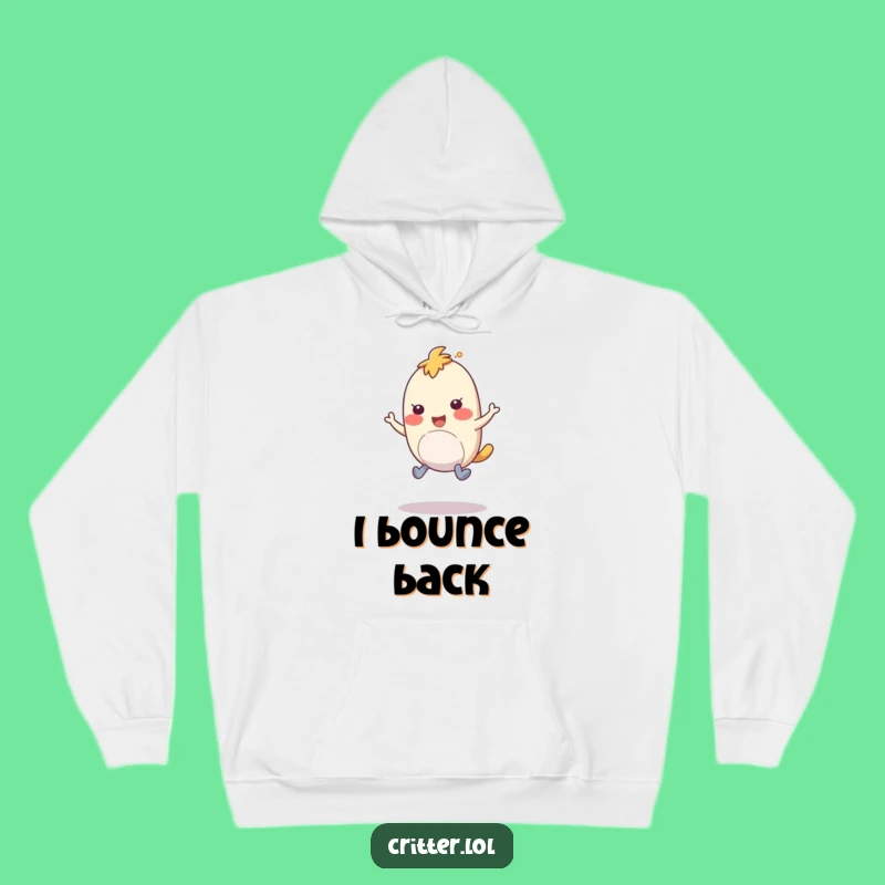 Cozy Funny Bouncy Creature Hoodie: Hop into Warmth and Humor