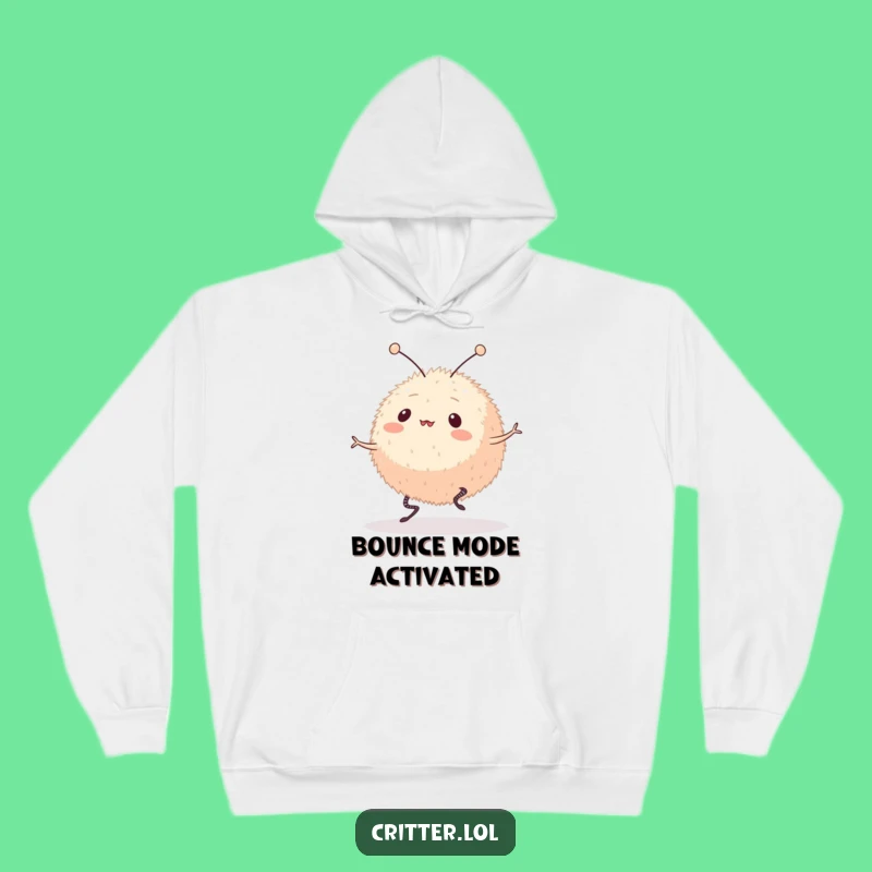 Funny Bouncing Creature Hoodie: Cozy Antennas Pal, the Perfect Funny Gift for Warmth and Laughter