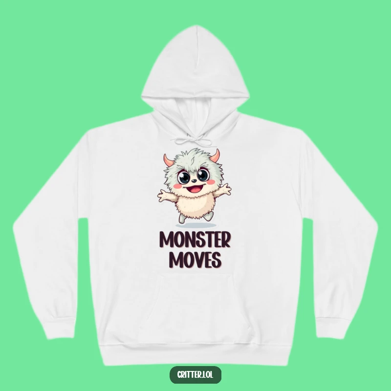 Funny Fuzzy Monster Hoodie: Cozy Comfort with Hilarious Monster Vibes