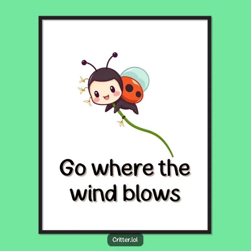 Free Printable Ladybug Wall Art: Funny Downloadable Decor for a Whimsical Touch - DIY Art