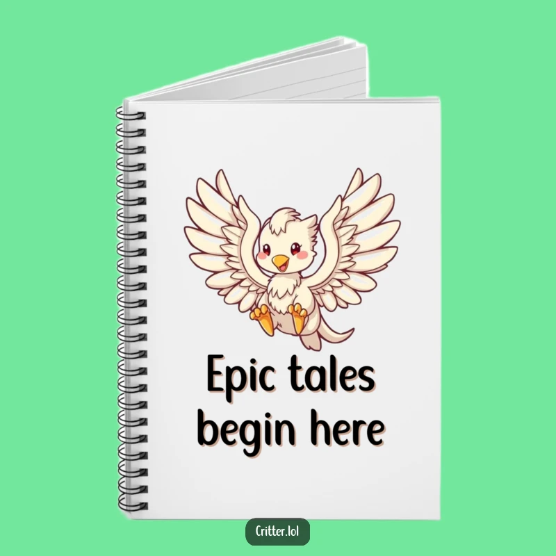 Funny Griffin Soaring Notebook: Jot Down Epic Tales, Perfect Funny Gift