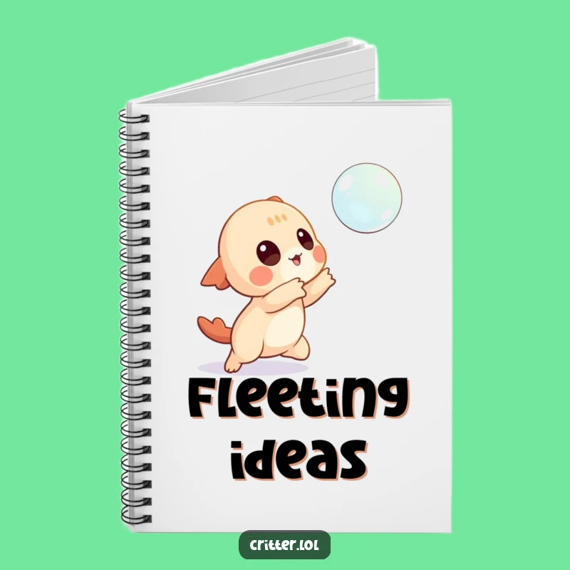 Funny Creature Notebook: Bubble Catching Journal, Great Funny Gift!