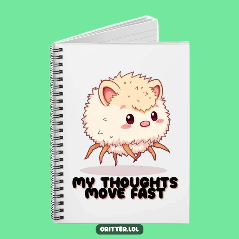 Funny Critter Notebook: Jot Down Ideas with a Hilarious Multi-Legged Companion