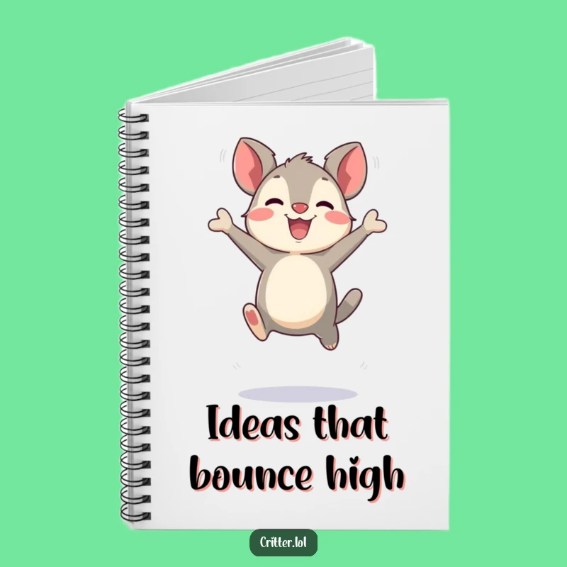 My Happy Thoughts: Funny Bouncing Critter Notebook!