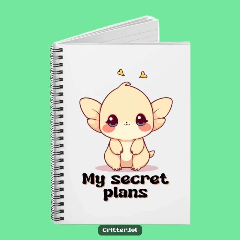 Funny Shy Creature Notebook: Capture Your Gentle Thoughts!