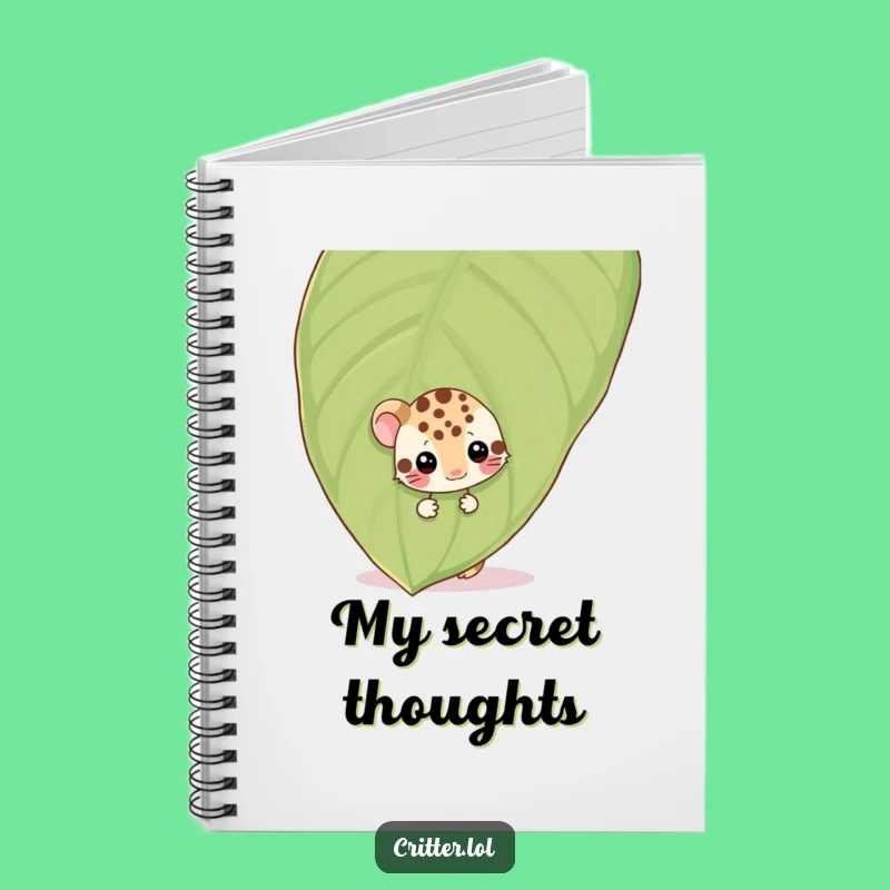 Funny Spotted Critter Notebook: Journal Your Thoughts with Shy Humor