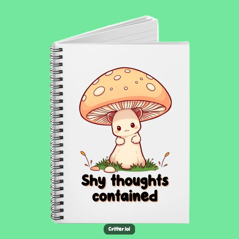 Funny Shy Critter Notebook - Jot Down Ideas with Humorous Flair, Great Funny Gift