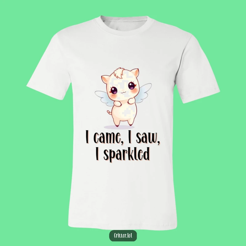 Funny Dancing Fairy Creature T-Shirt - Sparkle with Joyful Magic Tee