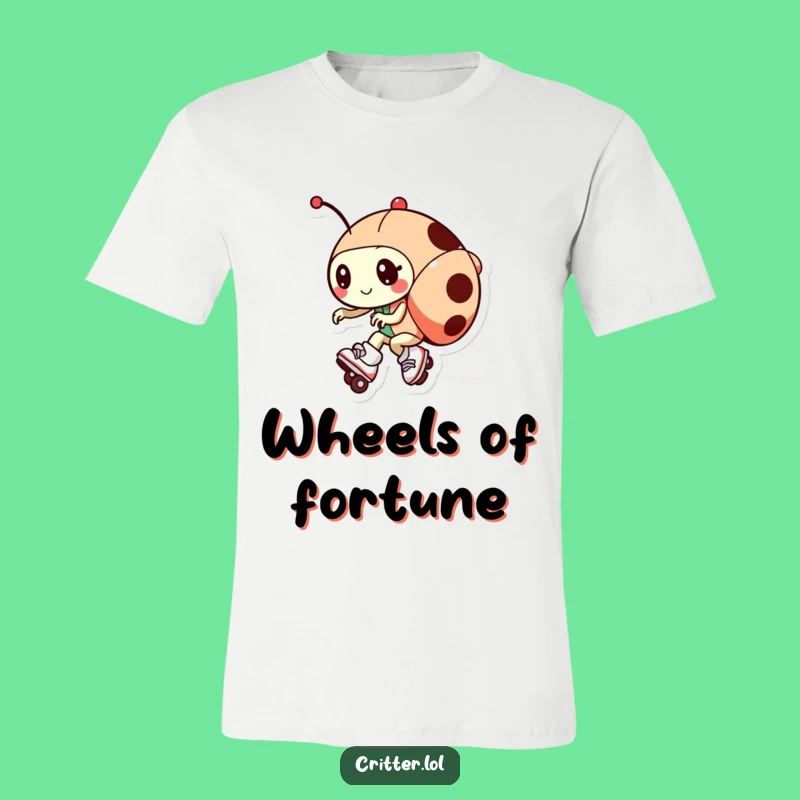 Funny Ladybug Roller Skates T-Shirt: Vroom Vroom Laughs - Great Gift!