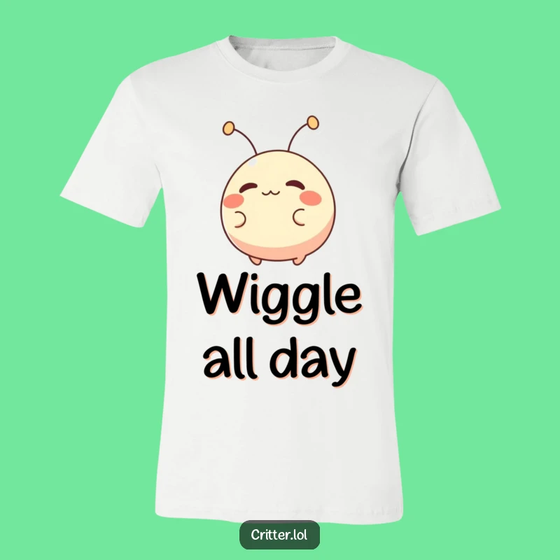Funny Wiggling Creature T-Shirt: Wear Your Excitable, Hilarious Vibe