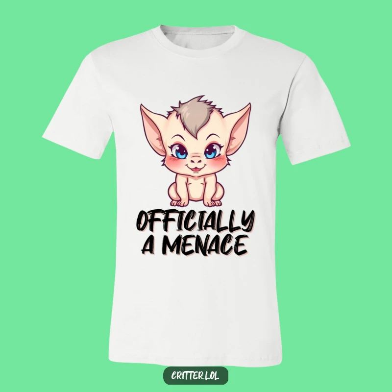 Funny Imp T-Shirt: Embrace Mischief with Pointy Ears and Humorous Style