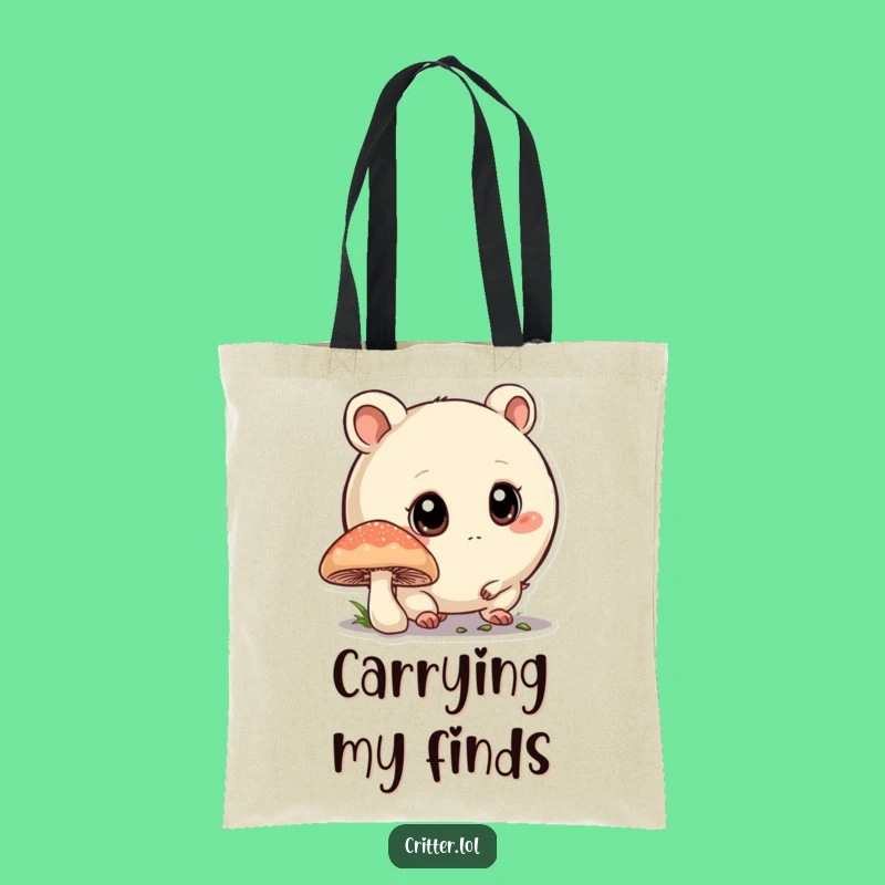 Funny Curious Critter Tote Bag - Carry Your Discoveries Gift!