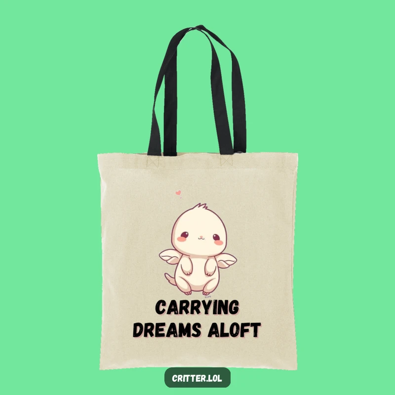 Funny Shy Creature Tote Bag: Carry Your Gentle Charm Effortlessly